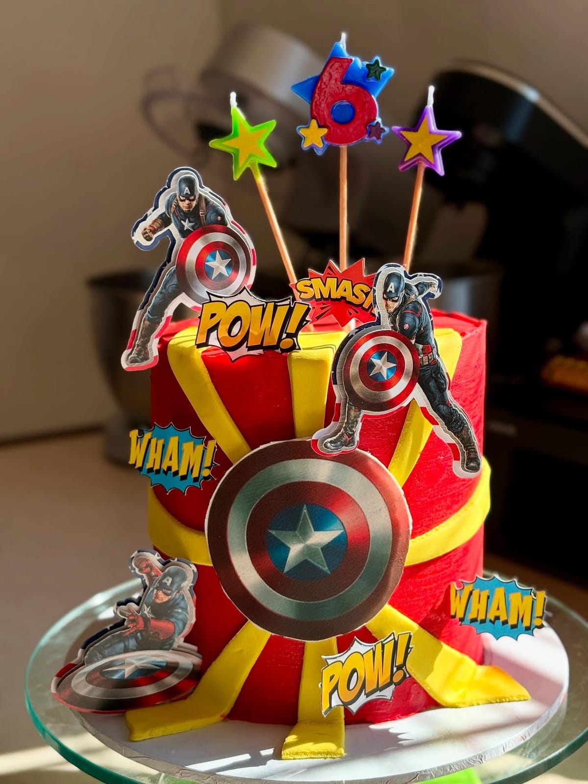 Avengers Cake by Baked by Mono