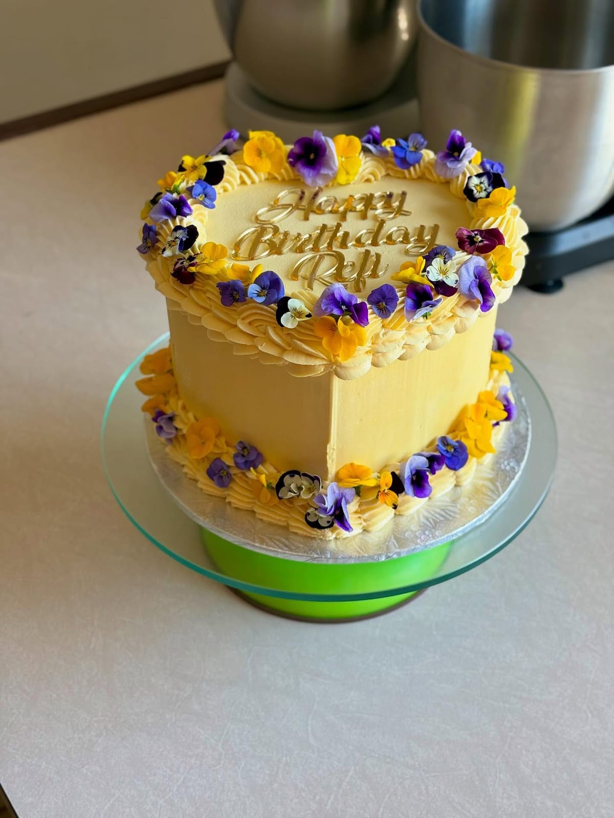 Buttercup Heart by Baked by Mono