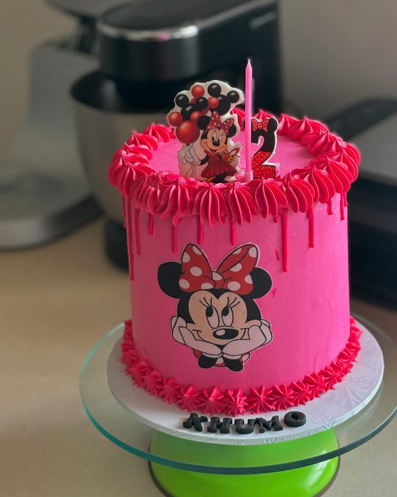 Minnie Drip Cake by Baked by Mono