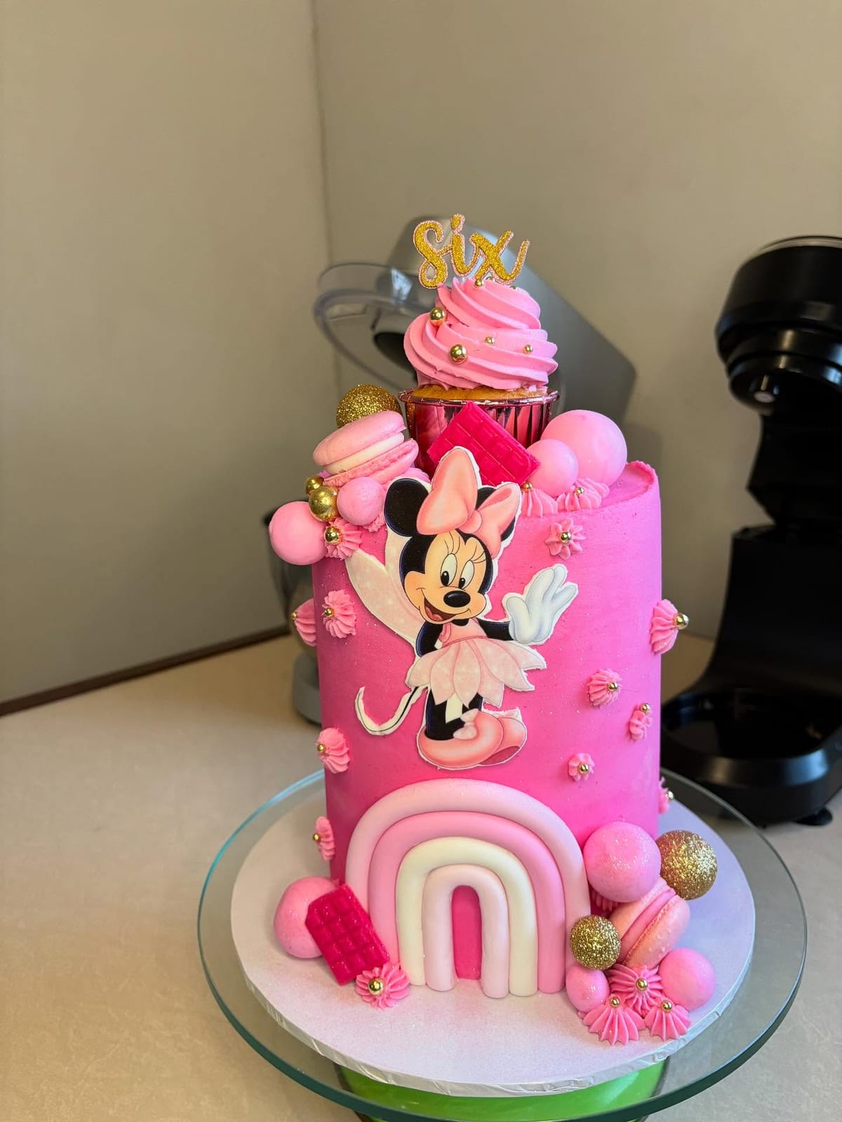 Minnie Rainbow Cake by Baked by Mono