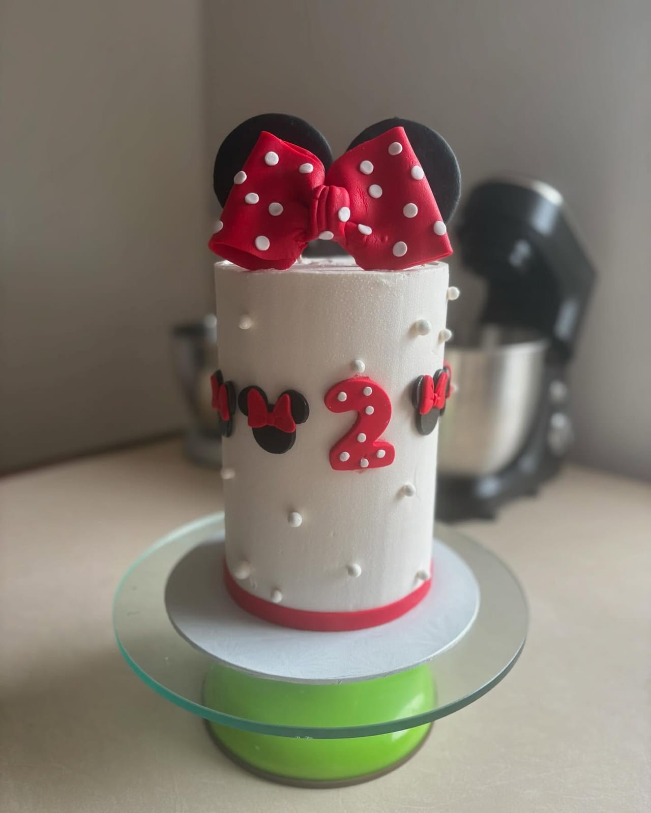 Minnie Bow Cake by Baked by Mono