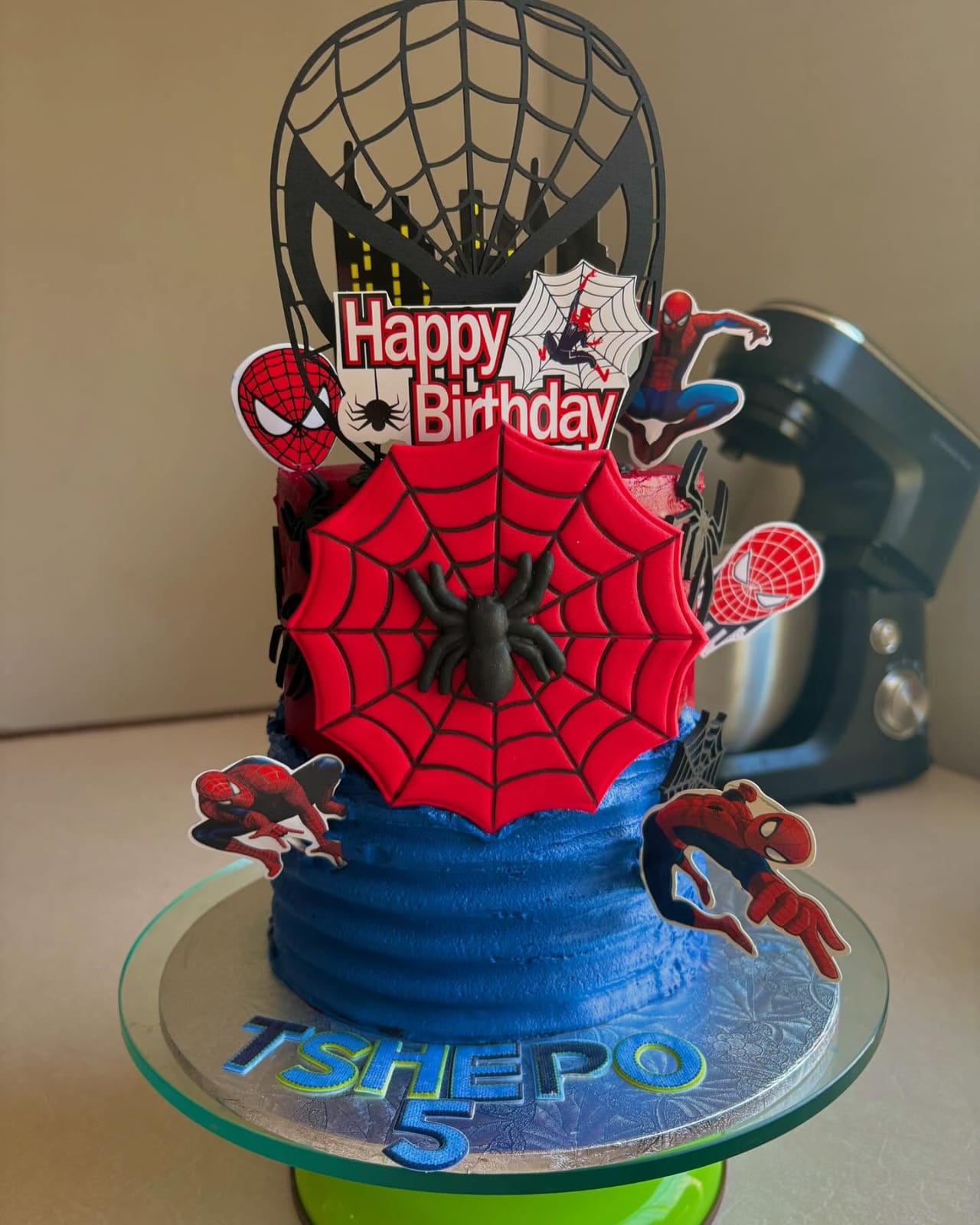 Spider-Man Web Cake by Baked by Mono