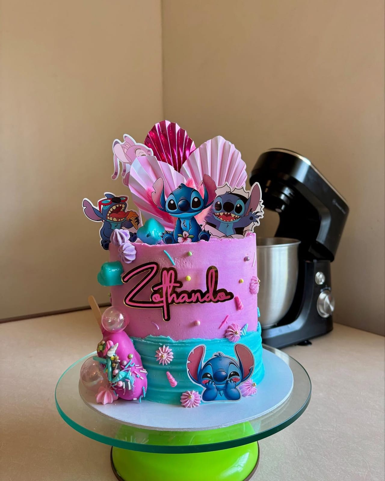 Stitch Cake by Baked by Mono