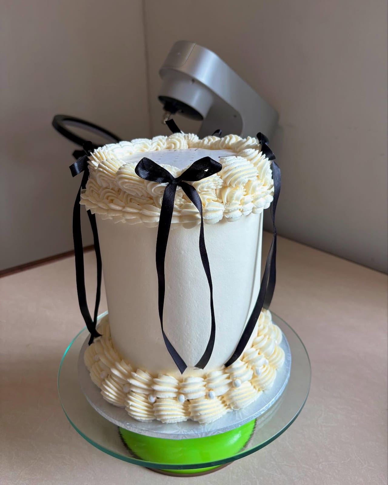 Tall Bow Cake by Baked by Mono